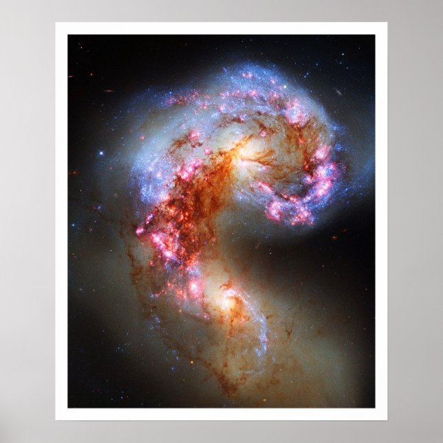 Affiches Galaxies d'Antennes (Devant)