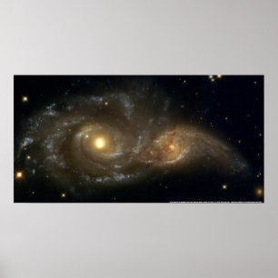 Affiches Galaxies NGC 2207 et IC 2163