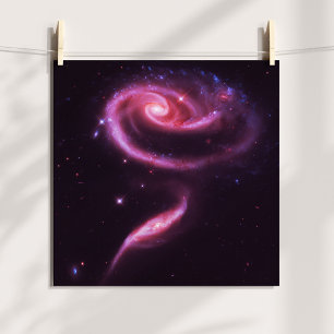Affiches Galaxies Rose Pâle