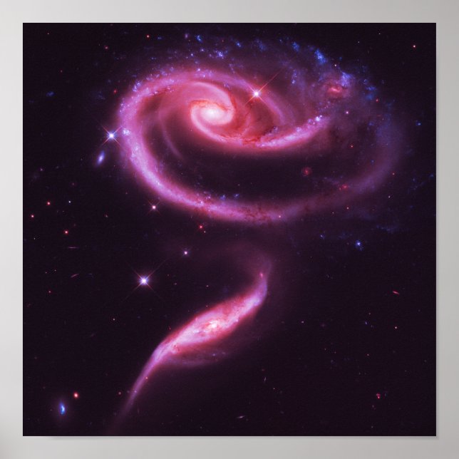 Affiches Galaxies Rose Pâle (Devant)