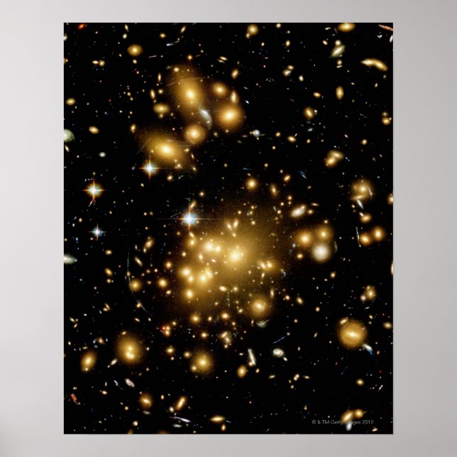 Affiches Galaxy Cluster Abell 1689 (Devant)