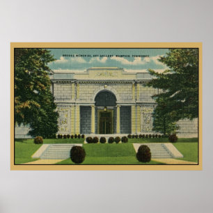 Affiches Galerie d'art commémorative de ruisseaux Memphis