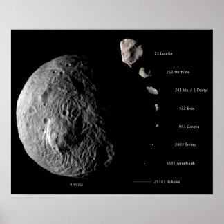 Affiches Galerie Vesta et Asteroid