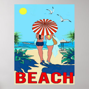 Affiches Galles sur la plage