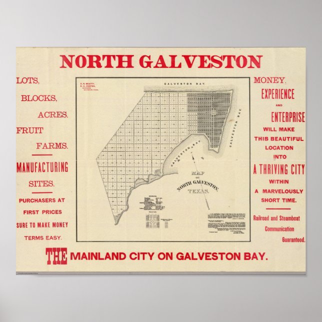 Affiches Galveston du Nord (Devant)