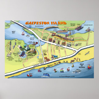 Affiches Galveston Print