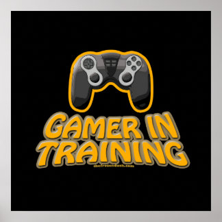 Affiches Gamer En Formation - Contrôleur