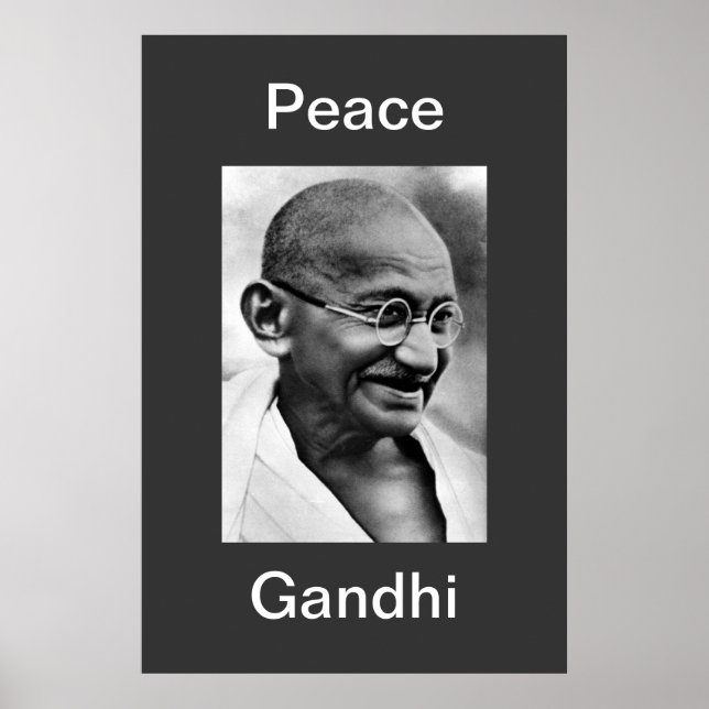 AFFICHES GANDHI DE PAIX (Devant)