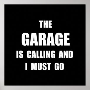 Affiches Garage appelle