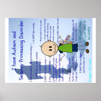 Affiches garçon ASD et SPD