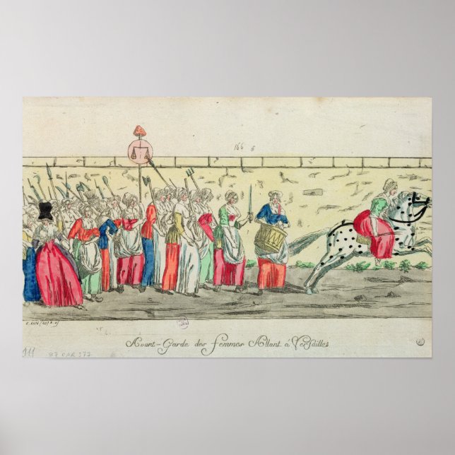 Affiches Garde avancée des femmes allant à (Devant)