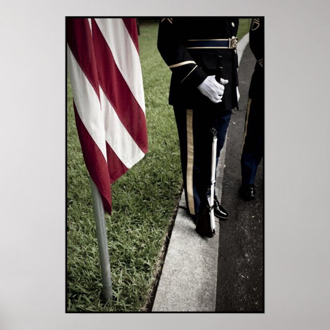 Affiches garde couleur de l'armée (Devant)