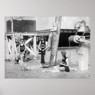 Affiches Gardiens de tricot, début des années 1900