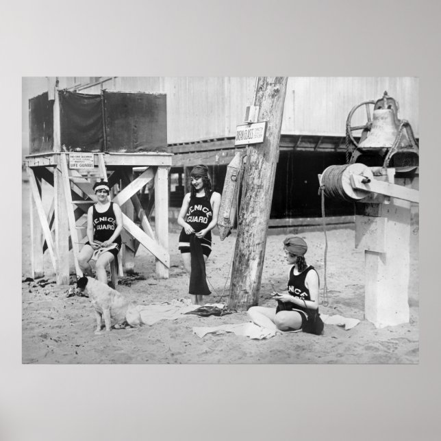 Affiches Gardiens de tricot, début des années 1900 (Devant)