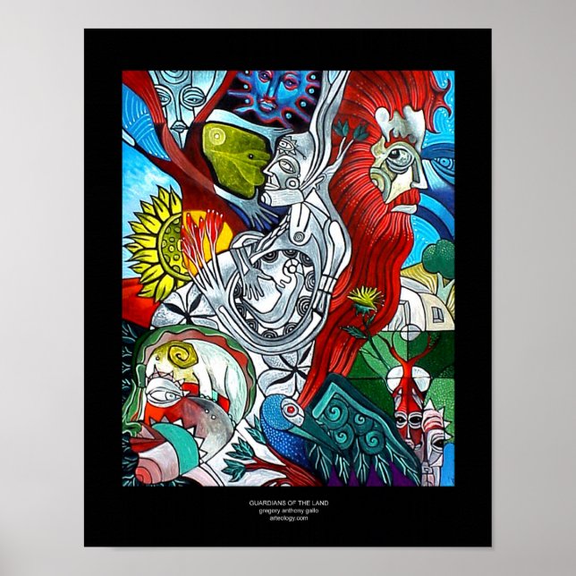 Affiches Gardiens du pays par Gregory Gallo (Devant)