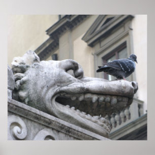 Affiches Gargoyle médiéval