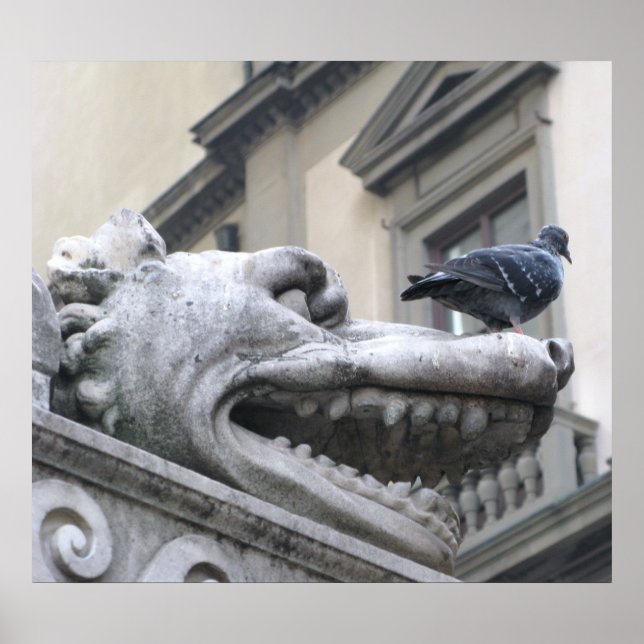 Affiches Gargoyle médiéval (Devant)