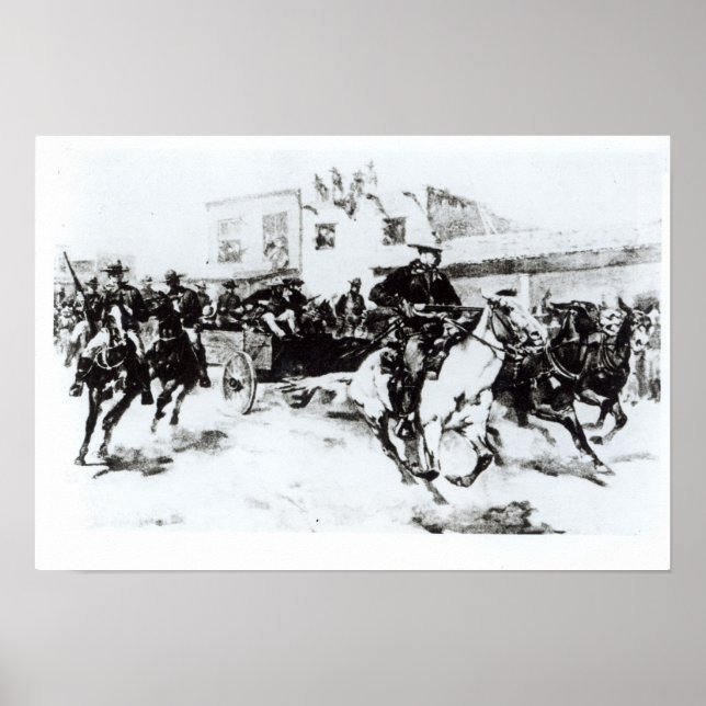 Affiches Garret fait entrer Billy the Kid, 1880 (Devant)