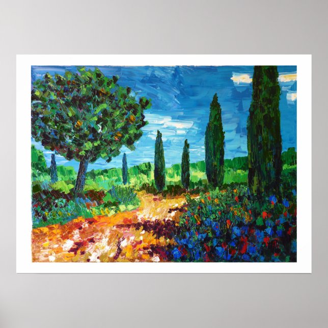 Affiches garrigue en Provence (Devant)