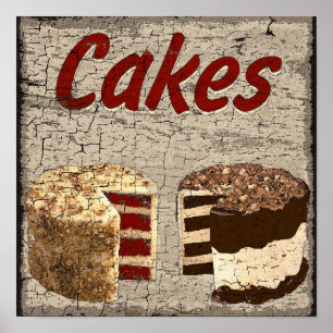 Affiches Gâteaux