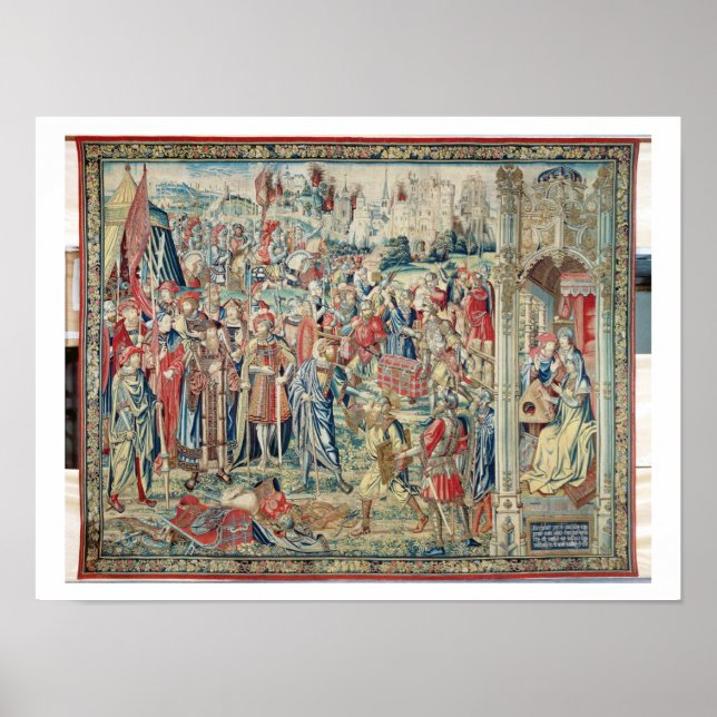 Affiches Gathering the Booty, Tapestry of David and Bathshe (Devant)