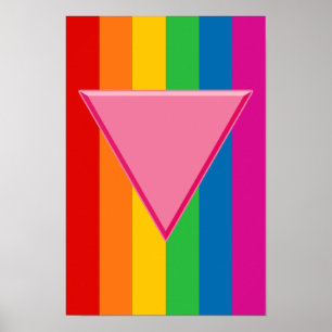 Affiches Gay Pride Pink Triangle