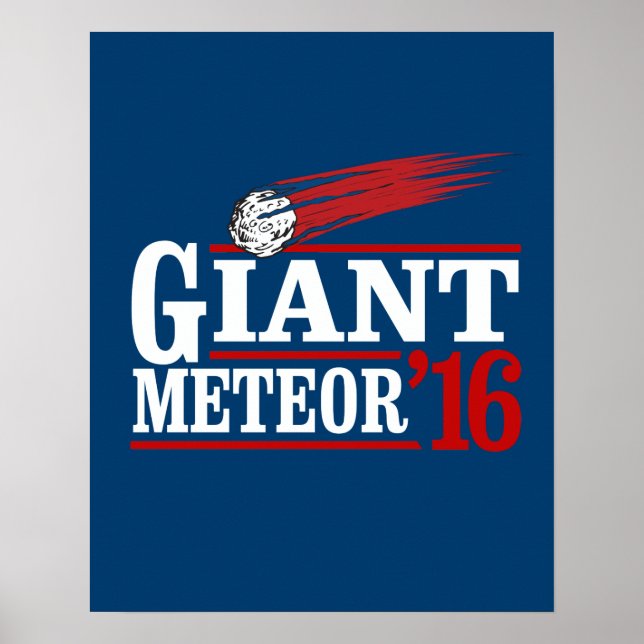 Affiches Géante Météorite 2016 (Devant)