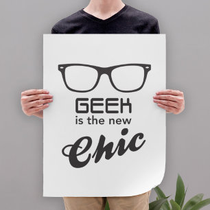 Affiches Geek Est La Nouvelle Élégance