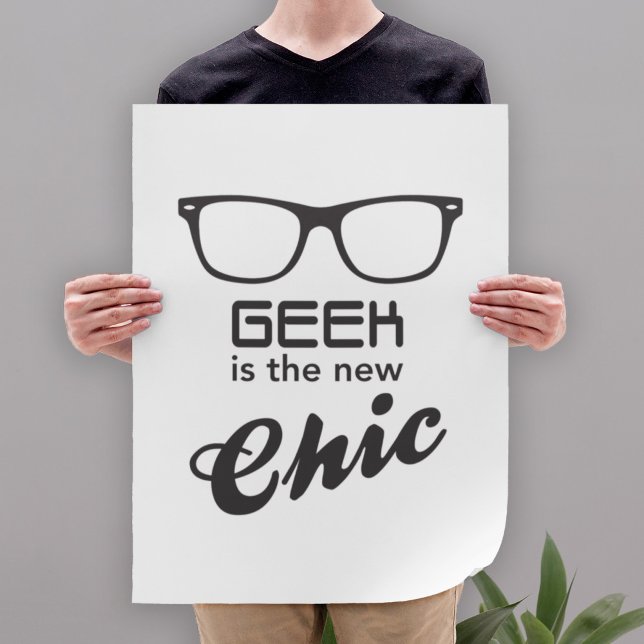 Affiches Geek Est La Nouvelle Élégance (Créateur téléchargé)