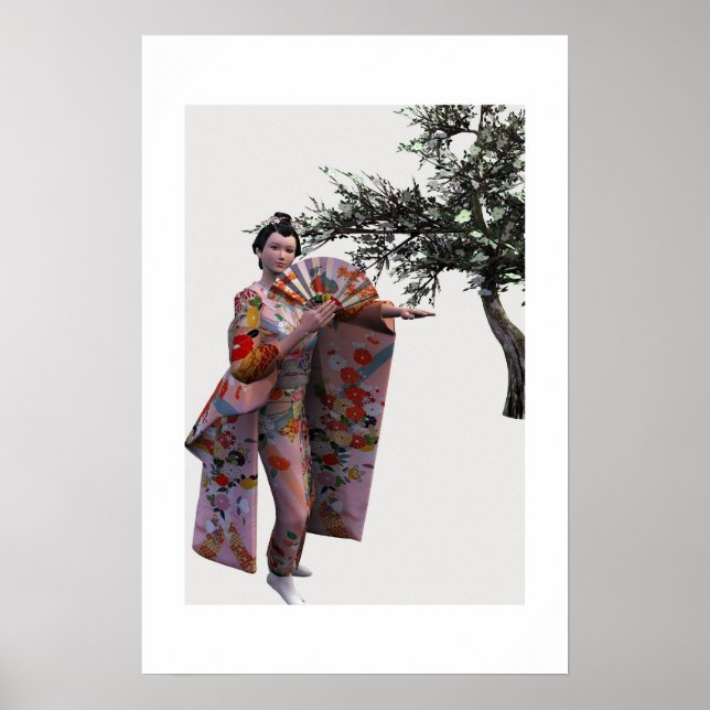 Affiches Geiko au printemps (Devant)