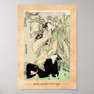 Affiches Geishas vintages japonais frais du rouleau deux