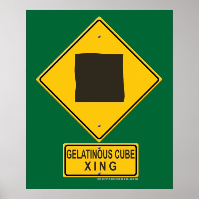 Affiches Gelatinous Cube XING (Devant)