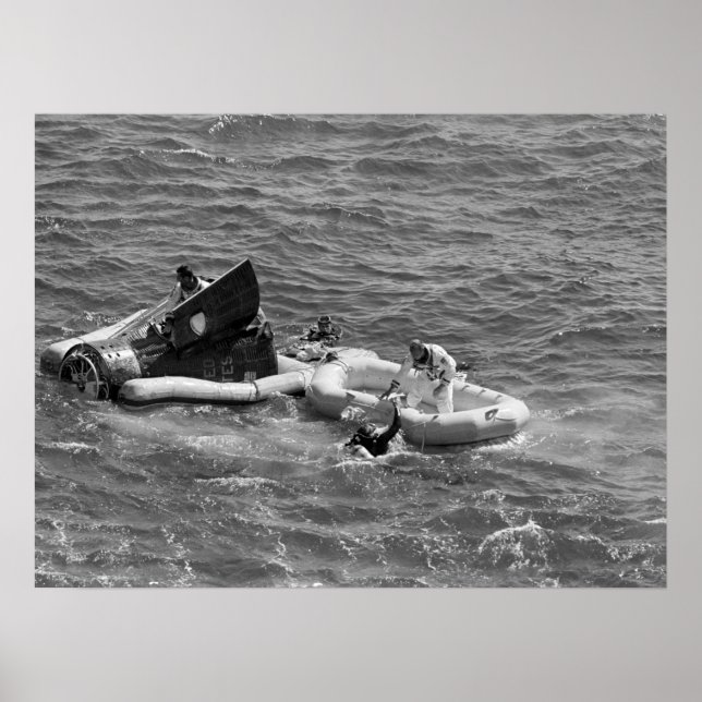 Affiches Gemini 11 Splashdown & Recovery (Devant)