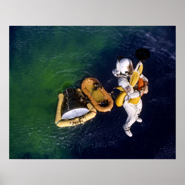 Affiches Gemini 7 Splashdown & Recovery (Devant)