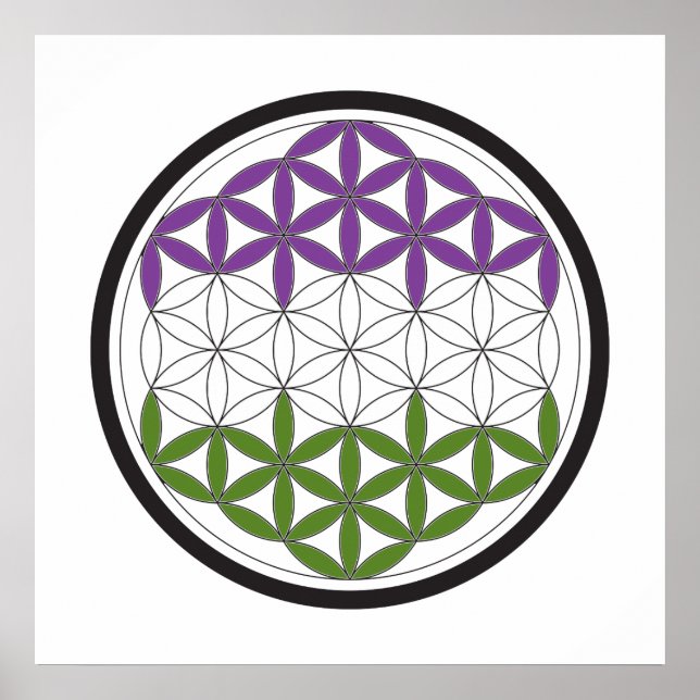 Affiches genderQueer sacred circles (Devant)