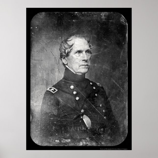 Affiches Général de l'Armée John Wool Daguerreotype 1844 (Devant)