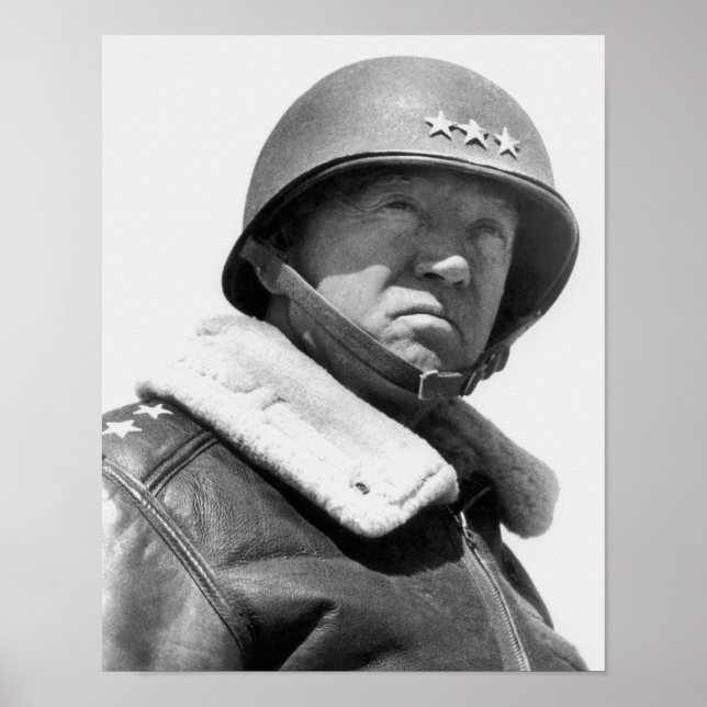 Affiches Général George Patton — 2ÈME GUERRE MONDIALE (Devant)