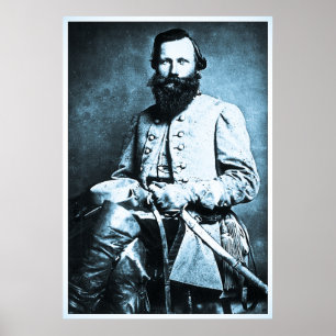 Affiches General J.E.B. Stuart Civil War Hero