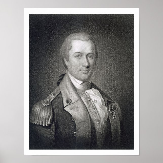 Affiches Général Otho Holland Williams (1749-1794) gravé pa (Devant)
