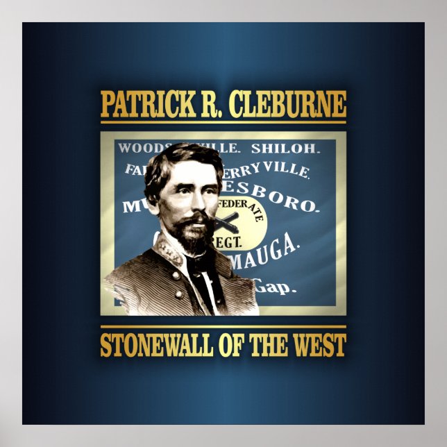 Affiches Général Patrick R Cleburne (Devant)