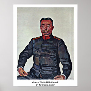 Affiches Général Ulrich Wille Portrait Par Ferdinand Hodler