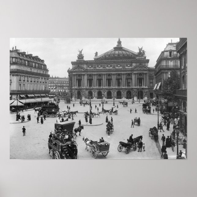 Affiches General view of the Paris Opera House (Devant)