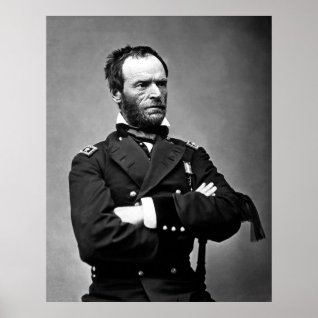 Affiches Général William Tecumseh Sherman (Devant)