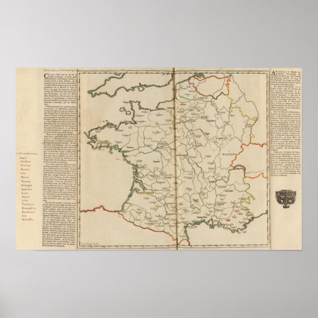 Affiches Généralités de France (Devant)