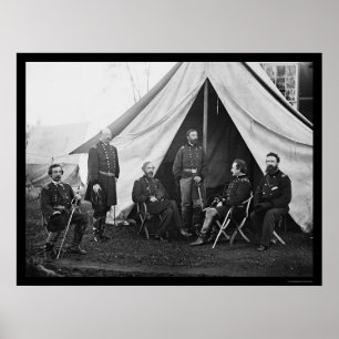 Affiches Généraux de l'armée du Potomac 1863