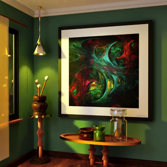 Affiches Genèse Art Abstrait (Genesis Abstract Art Poster)