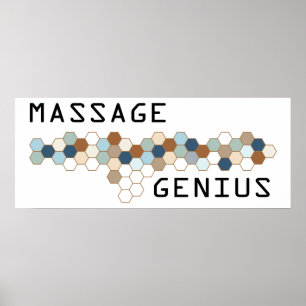 Affiches Génie du massage