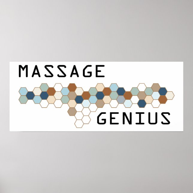 Affiches Génie du massage (Devant)