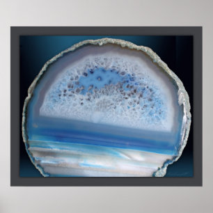 Affiches Geode Blue 2 Imprimé -24x20 -autres tailles dispon