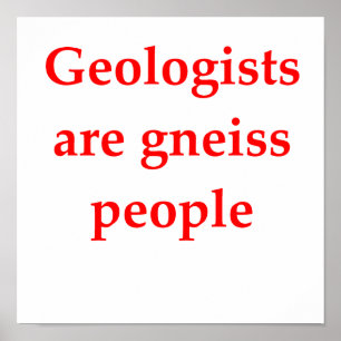 Affiches geology joke